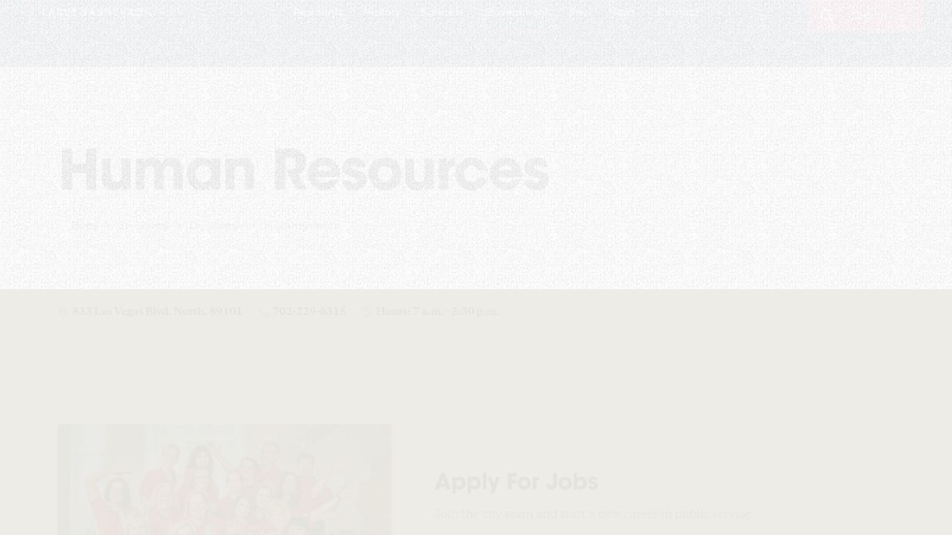 Human Resources - Las Vegas